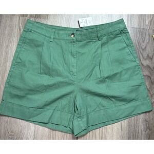 J. Crew Green Jean Shorts